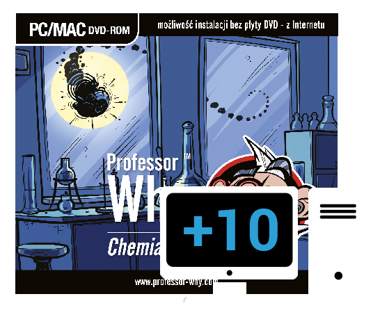 Dodatkowe 10 stanowisk do licencji szkolnej Professor Why™ Chemia